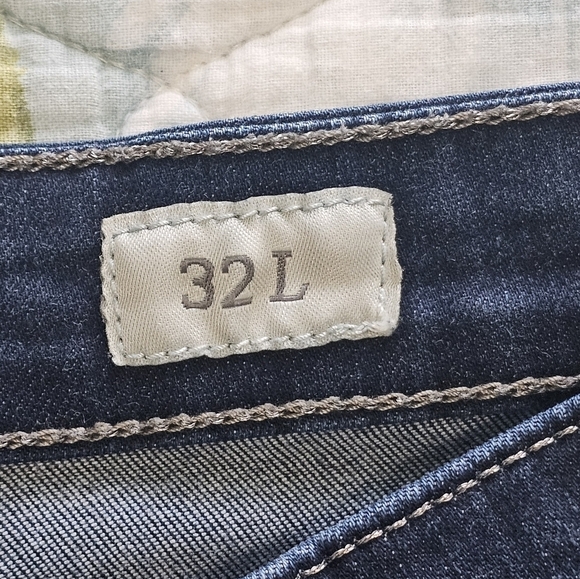 BKE PAYTON BOOT CUT METALLIC STITCH & RHINESTONE POCKET JEANS - Picture 7 of 10